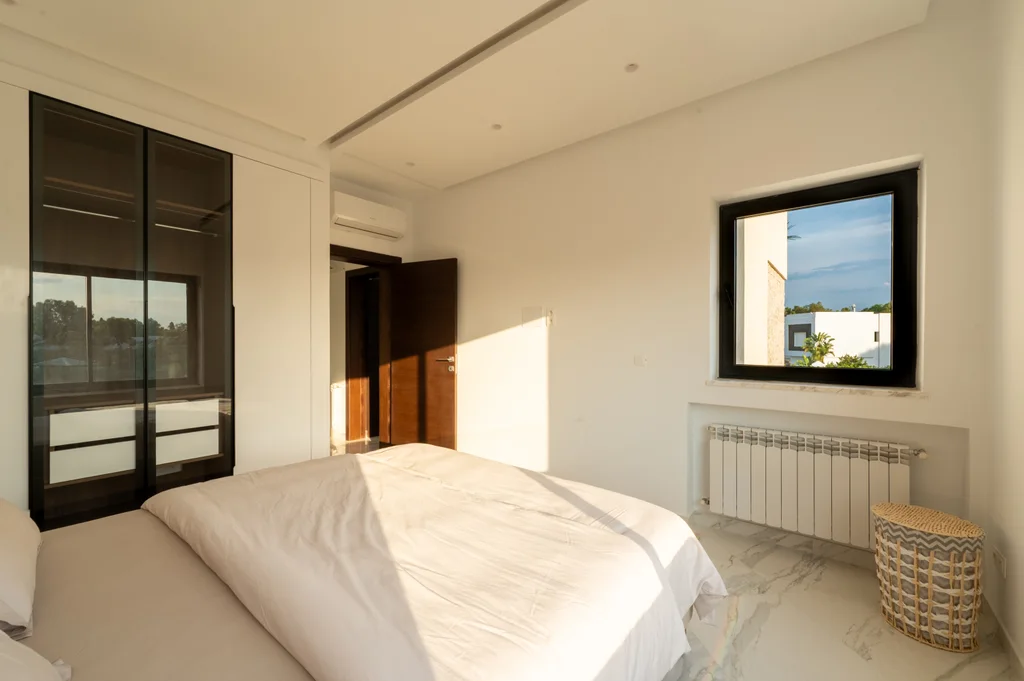 Détails de la chambre crème